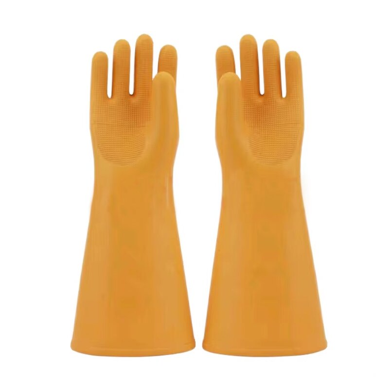 Insulated Gloves Factory - Rubber 35kv Electrician Power Plant