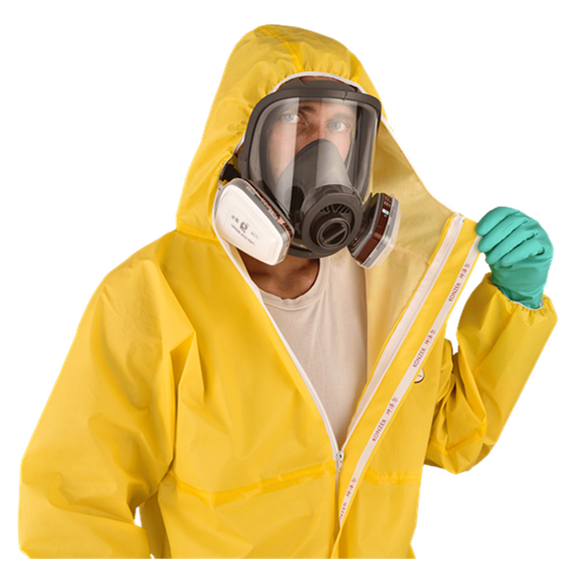 Disposable Coverall Factory - Type 3 HDPE Radiation Chemical