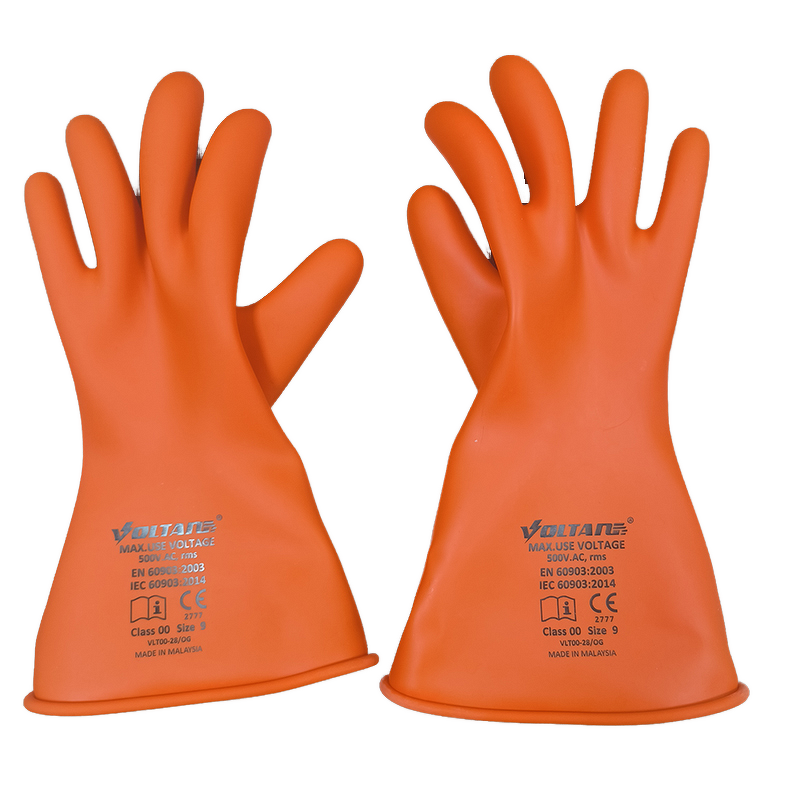 Insulated Gloves Factory - Grade 00 Natural Latex 2.5kv