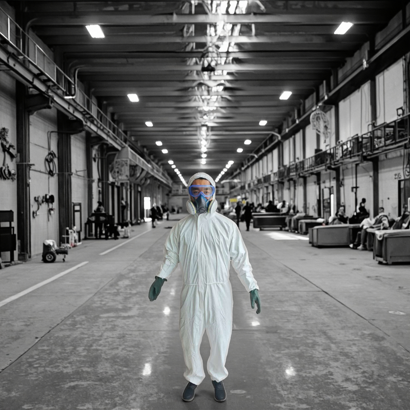 Disposable Protective Clothing Factory - Hooded Splash Proof Dust