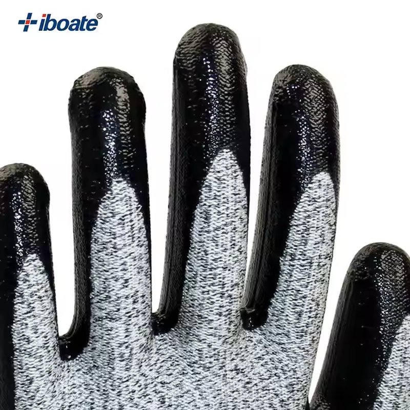 Cut Resistant Gloves Factory - Level 5 Nitrile Coated XL