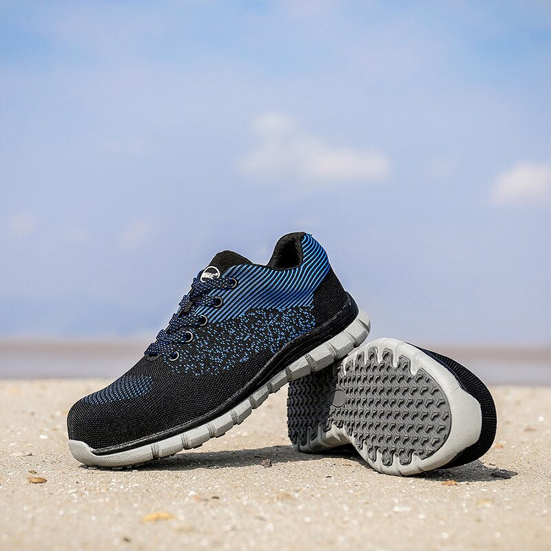 Safety Shoes Manufacturer - Flying Woven Upper Rubber Anti-smash