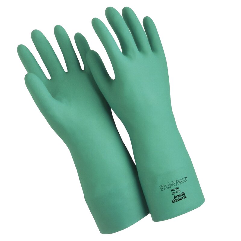 Chemical Safety Gloves Manufacturer - Heavy Duty Nitrile Oil Gas