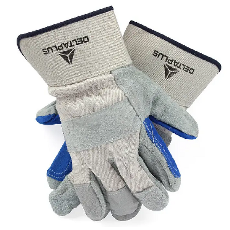 Welding Gloves Manufacturer - Cowhide Canvas Palm Anti-puncture