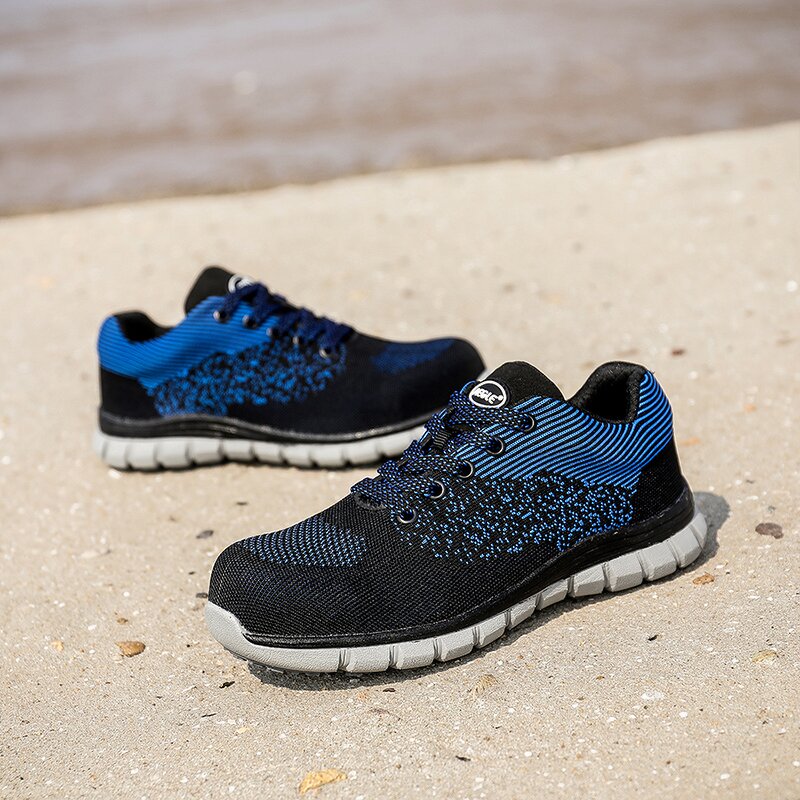 Safety Shoes Manufacturer - Flying Woven Upper Rubber Anti-smash