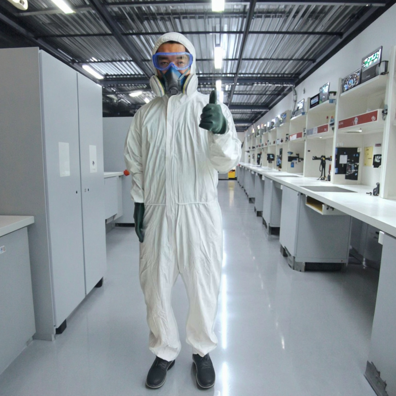 Disposable Protective Clothing Factory - Hooded Splash Proof Dust