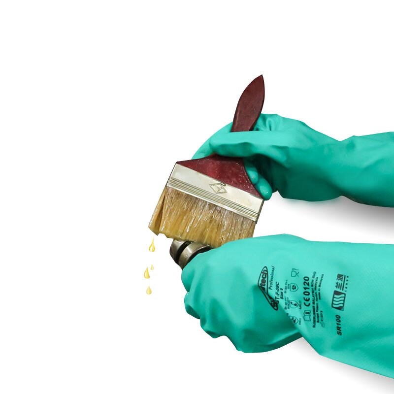 Nitrile Gloves Manufacturer - Chemical Plant Workshop Safety