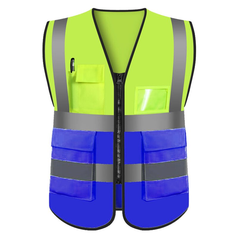 Safety Vest Factory - Hi-Vis Yellow Knitted Custom Logo