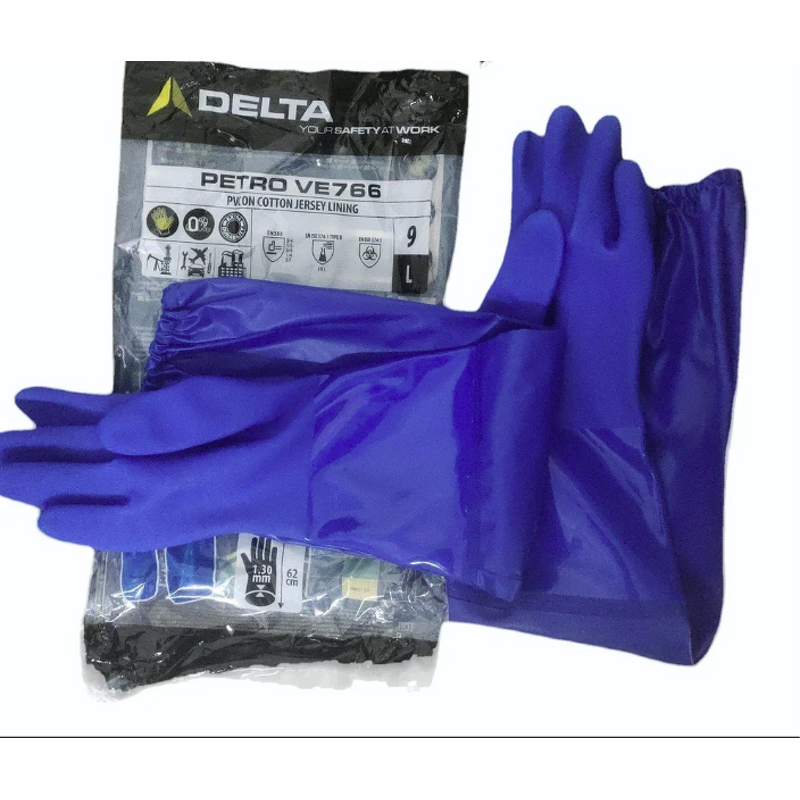 PVC Safety Gloves Factory - Extra Long Tight Cuffs Chemical
