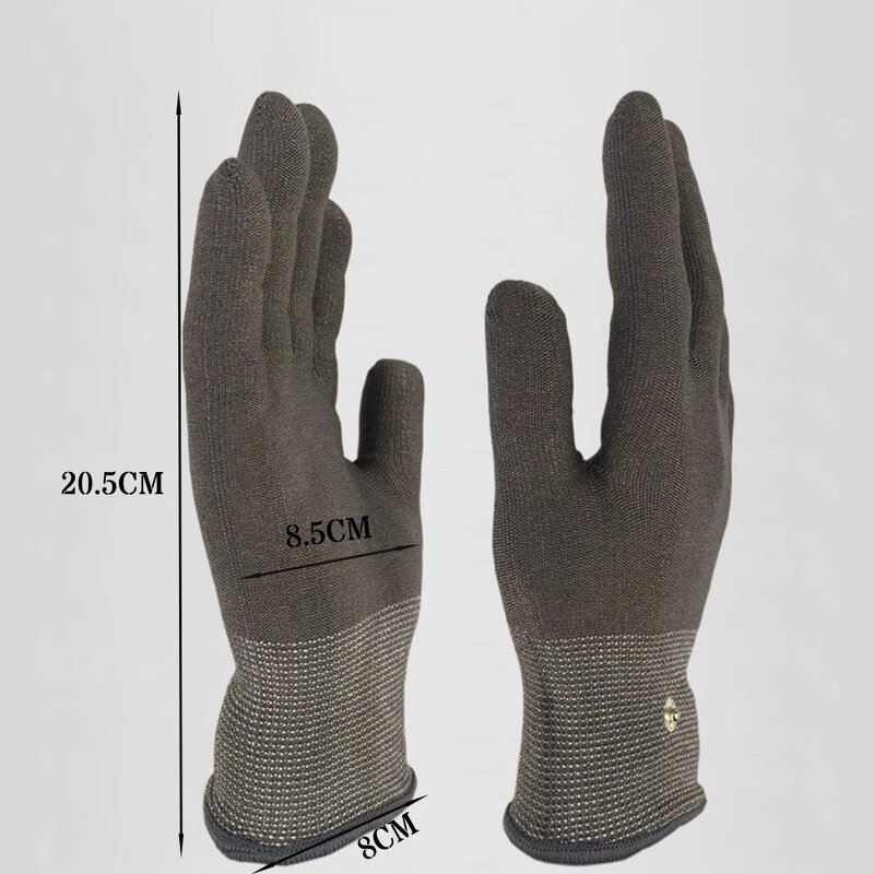 Conductive Gloves Factory - Cosmetic Use Grey Color Gloves