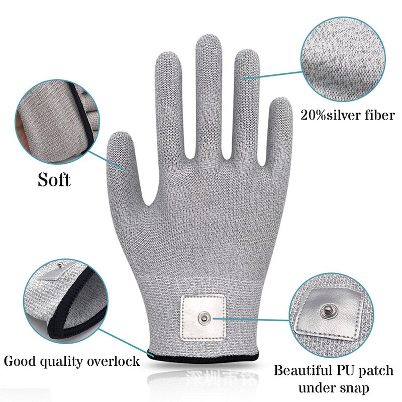 Conductive Gloves Factory - Cosmetic Use Grey Color Gloves