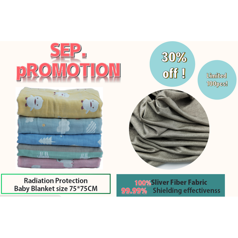 Baby Blanket Manufacturer - Silver Fiber 5G Protection Hood Blanket