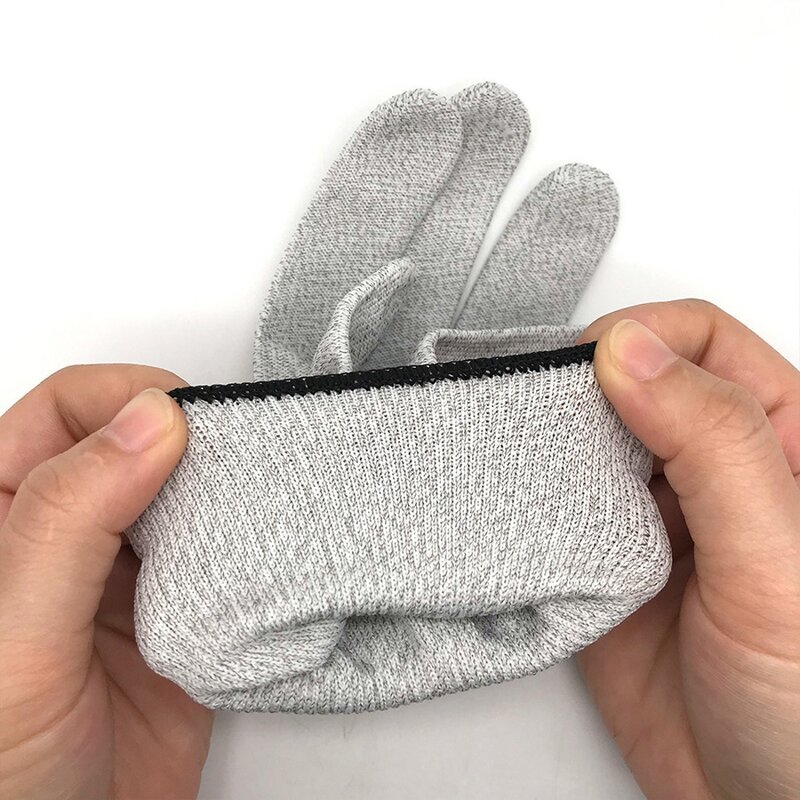 Conductive Gloves Factory - Cosmetic Use Grey Color Gloves