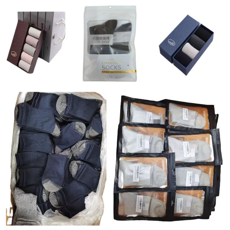 Conductive Socks Factory - Crew Grounding Silver Fiber Socks