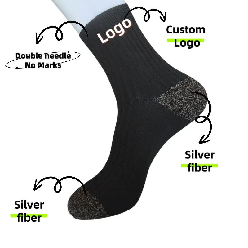 EMF Socks Manufacturer - Silver Fiber Antibacterial Daily Wear