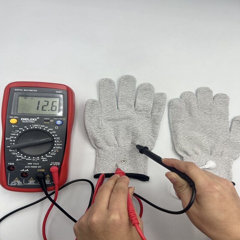 Conductive Massage Gloves Factory - Physical Therapy Electrode Gloves