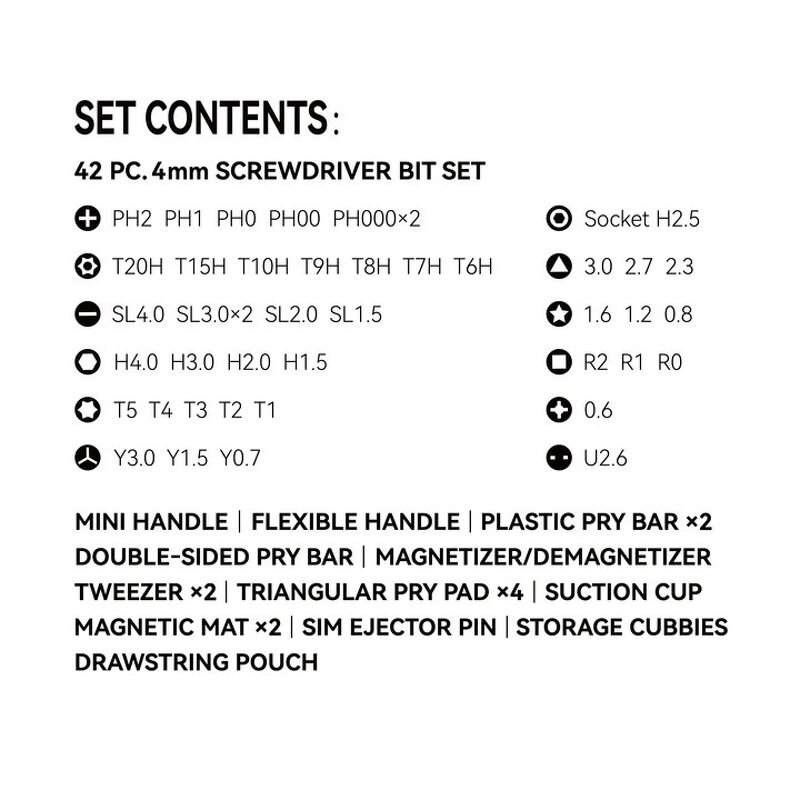 Screwdriver Set Manufacturer - High Quality 72Piece Precision Torx