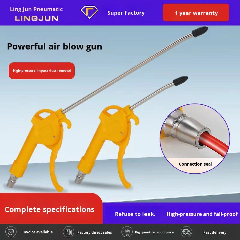 Air Spray Gun Manufacturer - High Pressure Pneumatic Extended Mouth