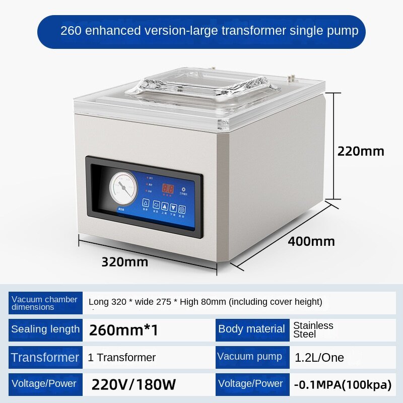Vacuum Packaging Machine Factory - Semi-automatic Commercial Dry Wet