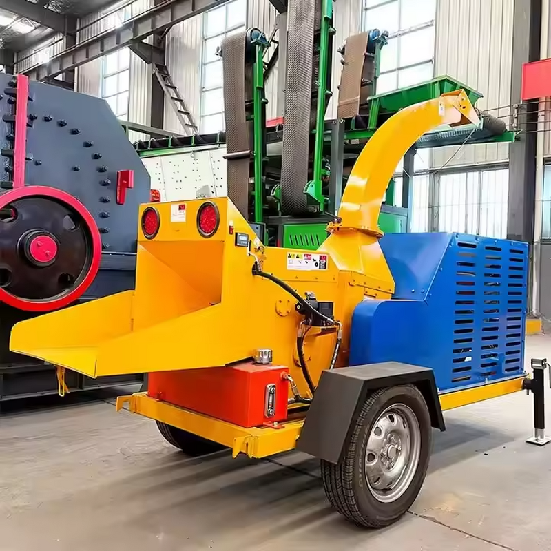 Wood Crusher Manufacturer - 5T/h Diesel Electric Sawdust Production