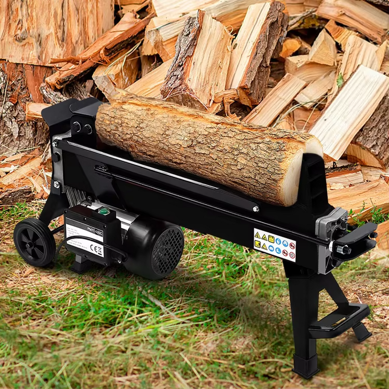 Log Splitter Manufacturer - Electric Hydraulic 8 Ton Motor Powered