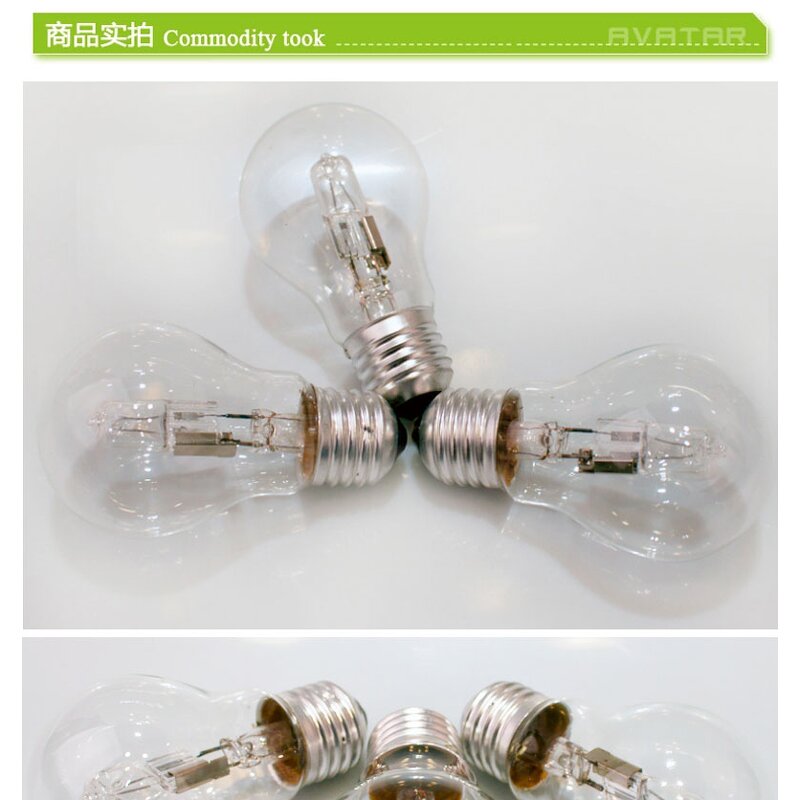 Light Bulb Factory - Energy Saving Halogen Incandescent 110-220v H1