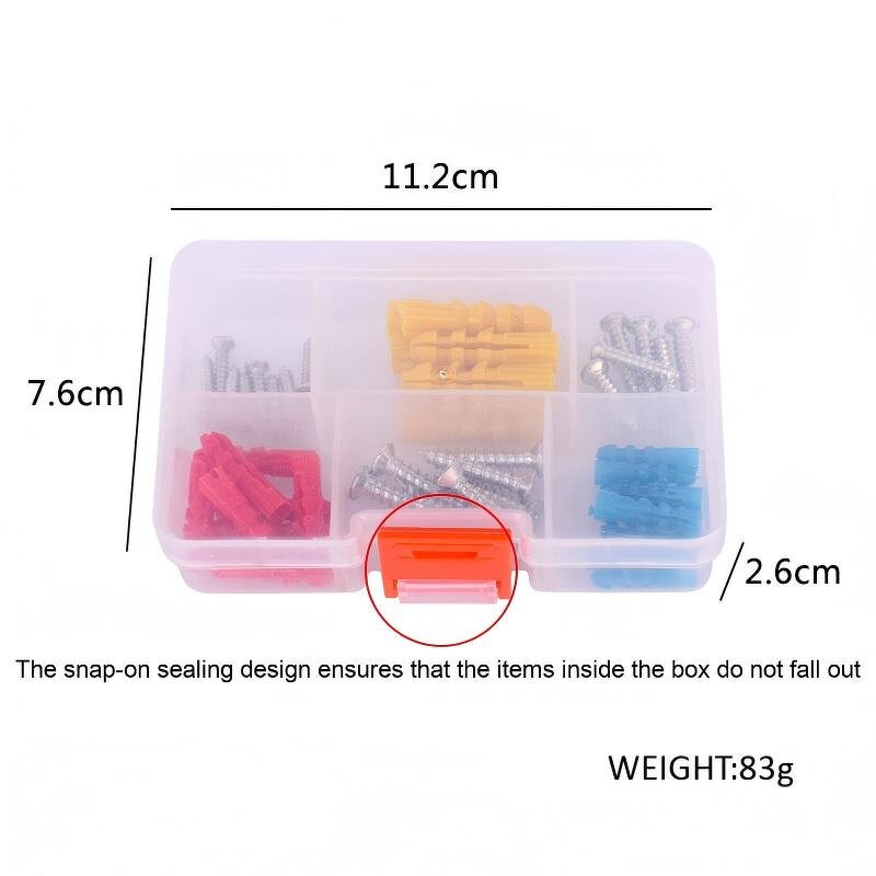 Storage Box Manufacturer - Transparent Plastic Compartment Hardware
