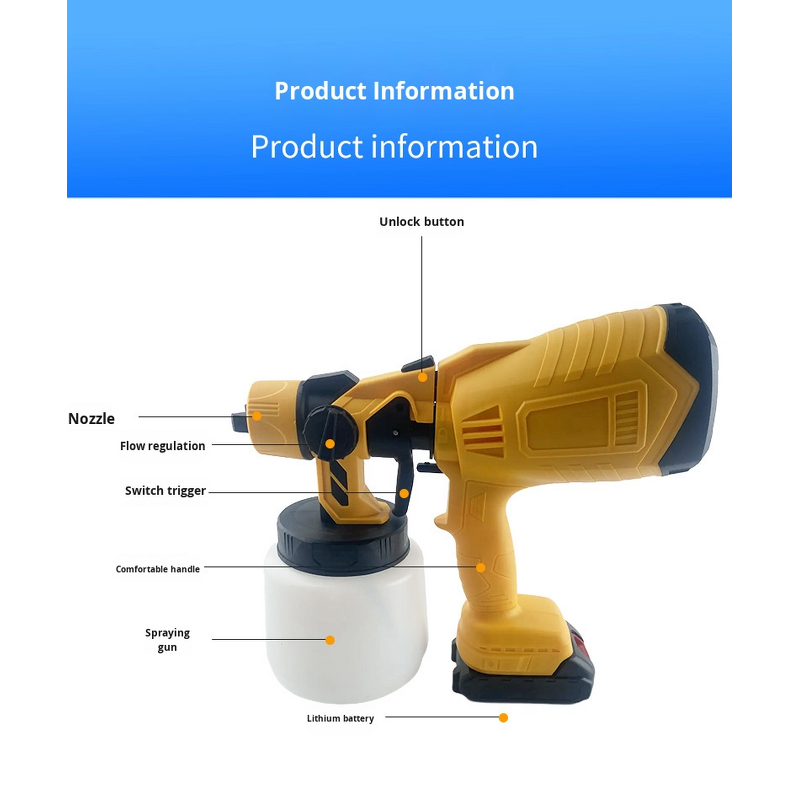 Paint Sprayer Manufacturer - DIY Electric Battery Airless High Pressure
