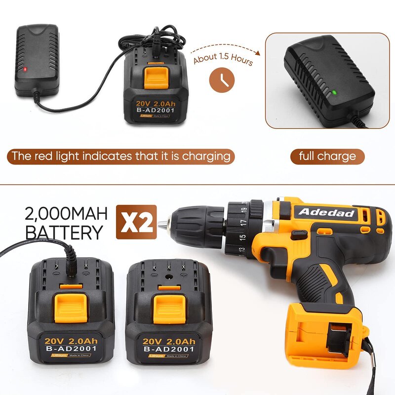 Cordless Drill Factory - Multi Power Lithium High Torque Impact