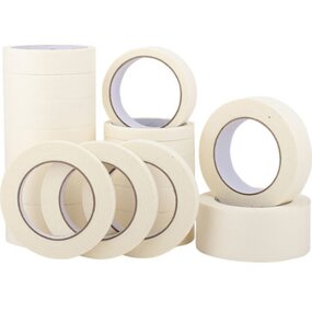 Masking Tape Manufacturer - White Low Tack No Residue Easy Peel