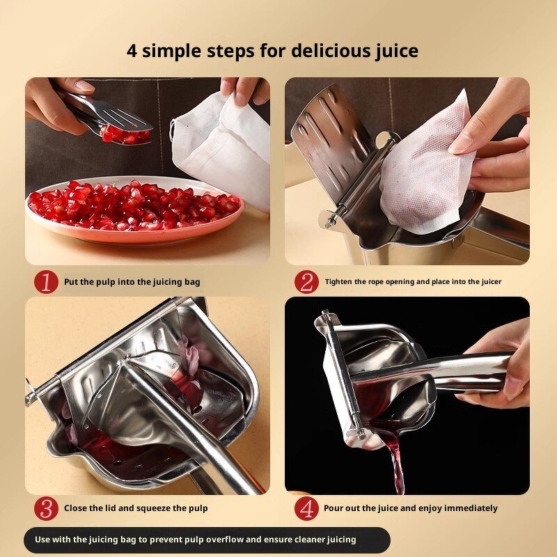 Manual Juicer Factory - 304 Stainless Steel Pomegranate Orange