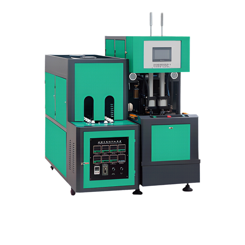 Blow Moulding Machine Manufacturer - Semi-automatic Double Cavity PET Bottle
