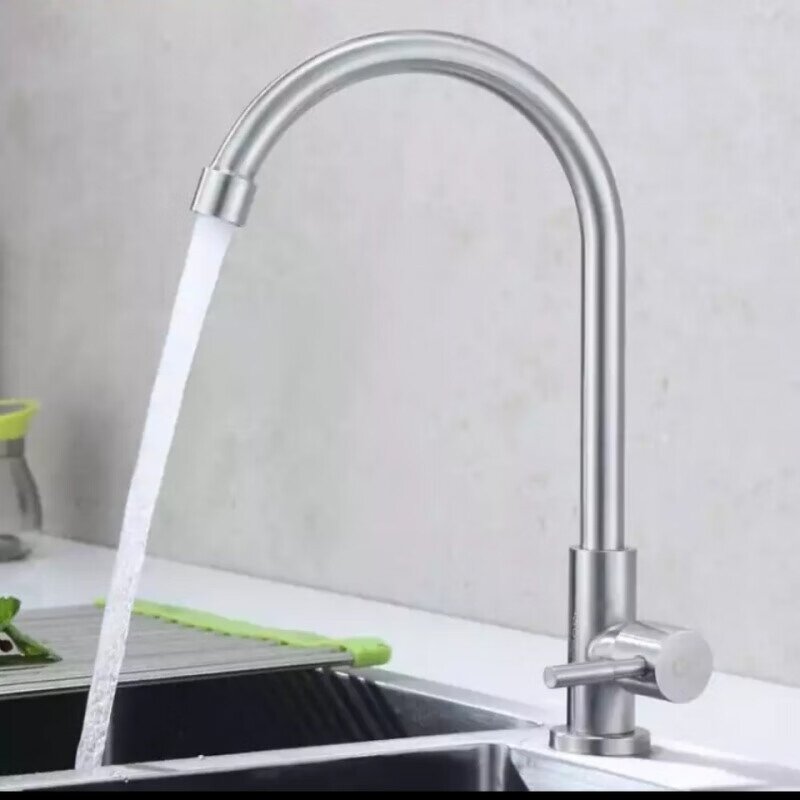 Kitchen Faucet Manufacturer - Stainless Steel Single Cold Aerated Flow