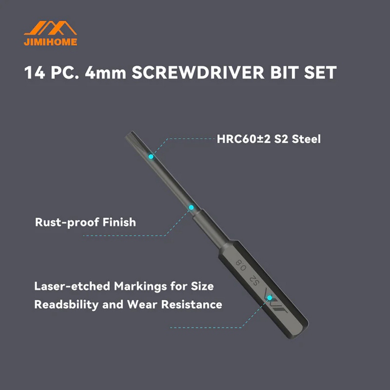 Screwdriver Set Factory - Portable Precision Tool Bit Holder Hard Case