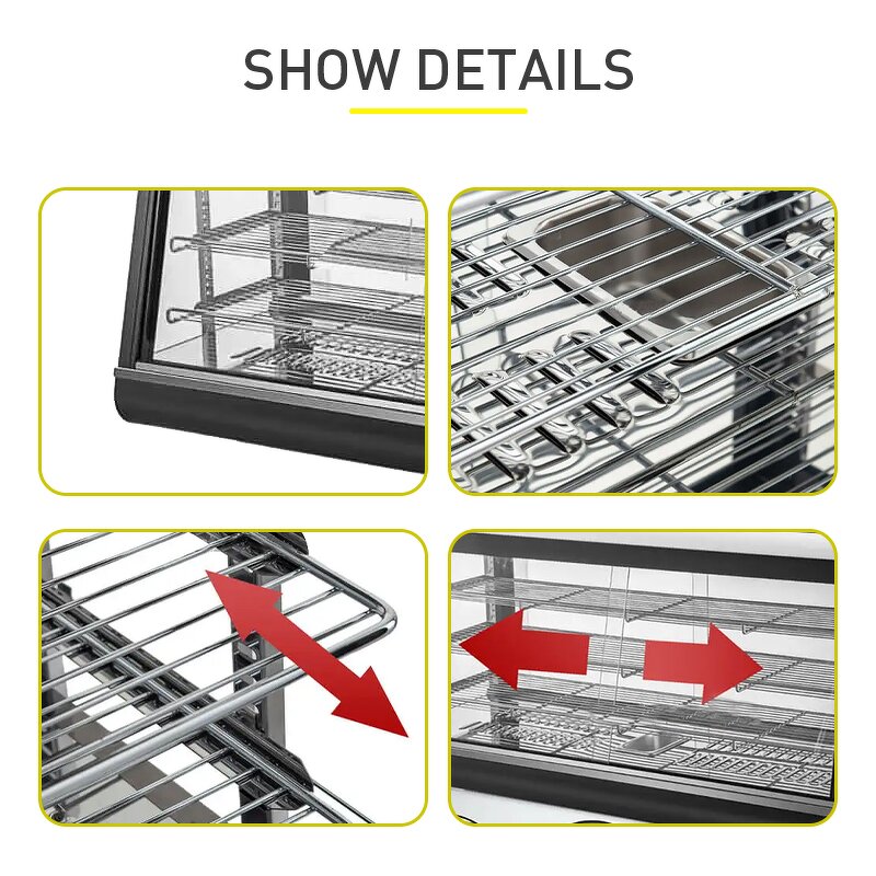 Display Cabinet Factory - 1200MM Fast Food Restaurant Heater