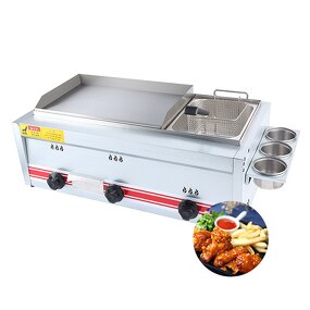 Gas Fryer Factory - Two-in-one Frying Pan Commercial Machine
