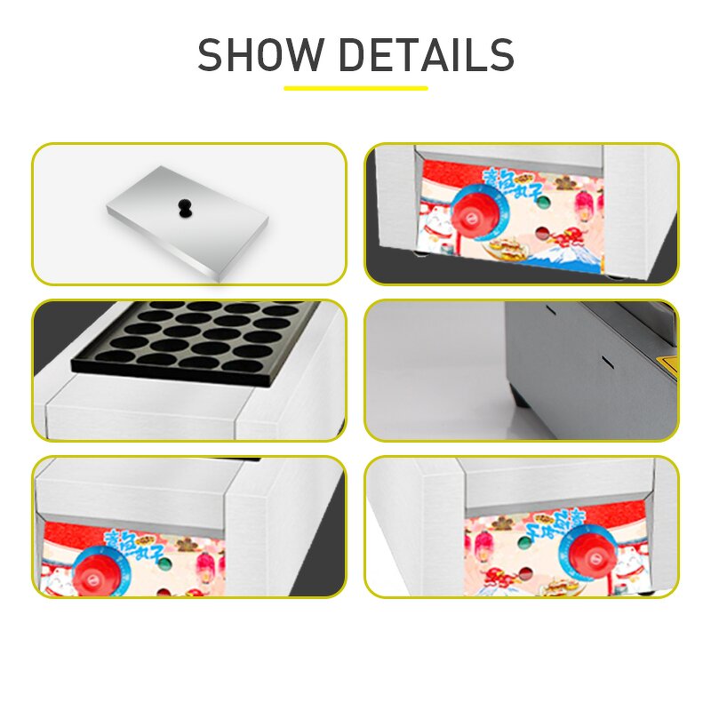 Hamburger Machine Manufacturer - Electric 9 Holes Pancake Maker