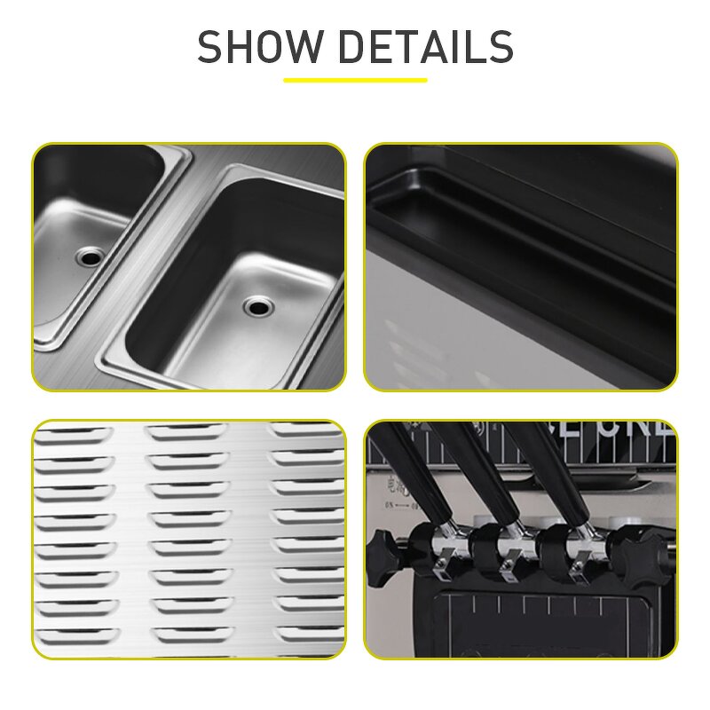 Ice Cream Machine Factory - Three Flavors Desktop Ice Cream Maker