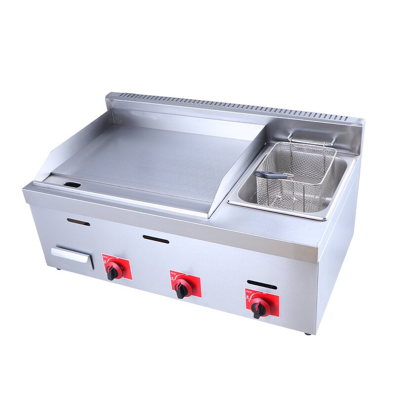 Gas Griddle Manufacturer - Stainless Steel Countertop Fryer