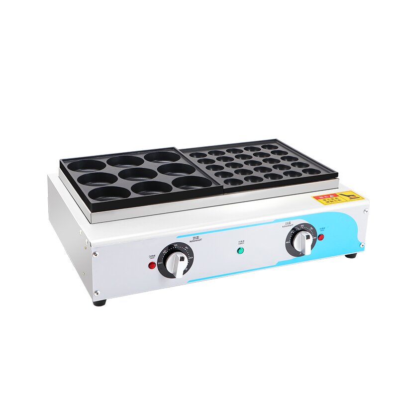 Gas Takoyaki Maker Factory - Double Plate Octopus Ball Machine