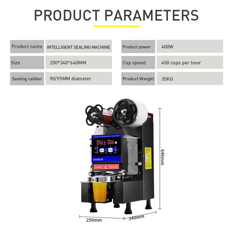 Cup Sealing Machine Factory - Commercial Beverage Sealing Machine