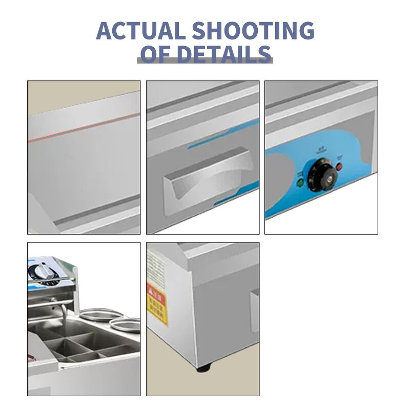 Electric Grill Machine Factory - Stainless Steel Non-stick Griddle