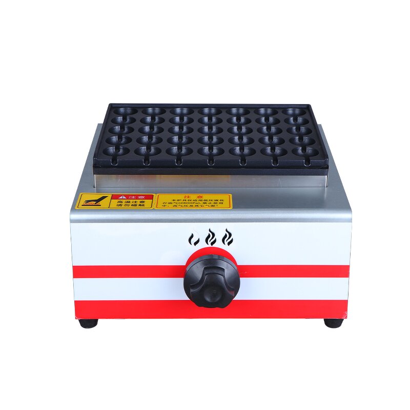Takoyaki Machine Manufacturer - Gas Fish Grill Double Plates