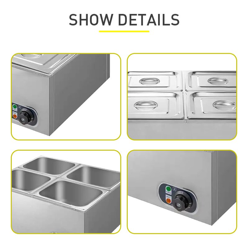 Food Heater Manufacturer - Commercial Electric Bain Marie