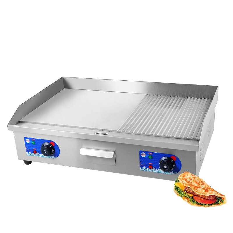 Electric Griddle Factory - Stainless Steel BBQ Flat Top Plate