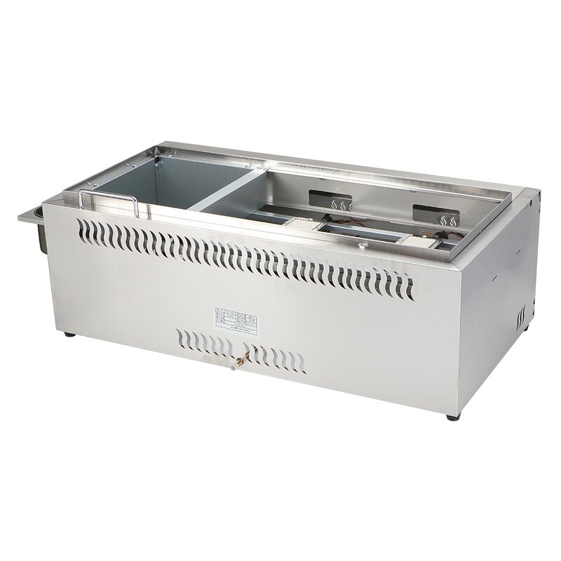 Gas Deep Fryer Manufacturer - Combination Stove with Griddle