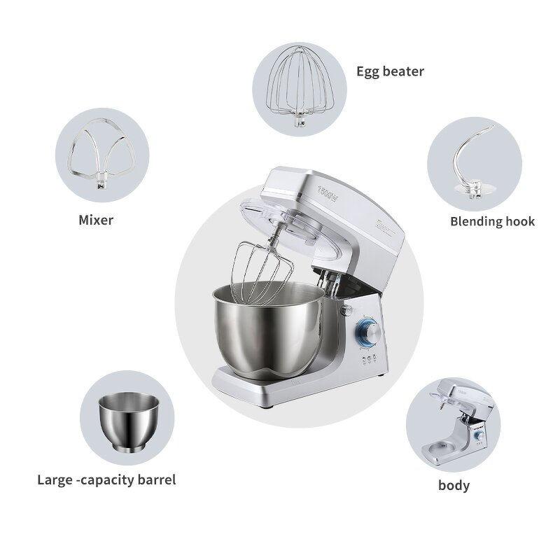 Food Processor Manufacturer - 7L Multifunctional Dough Stand Mixer