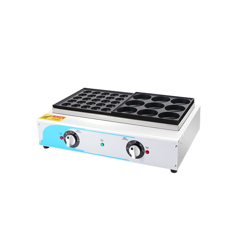 Gas Takoyaki Maker Factory - Double Plate Octopus Ball Machine