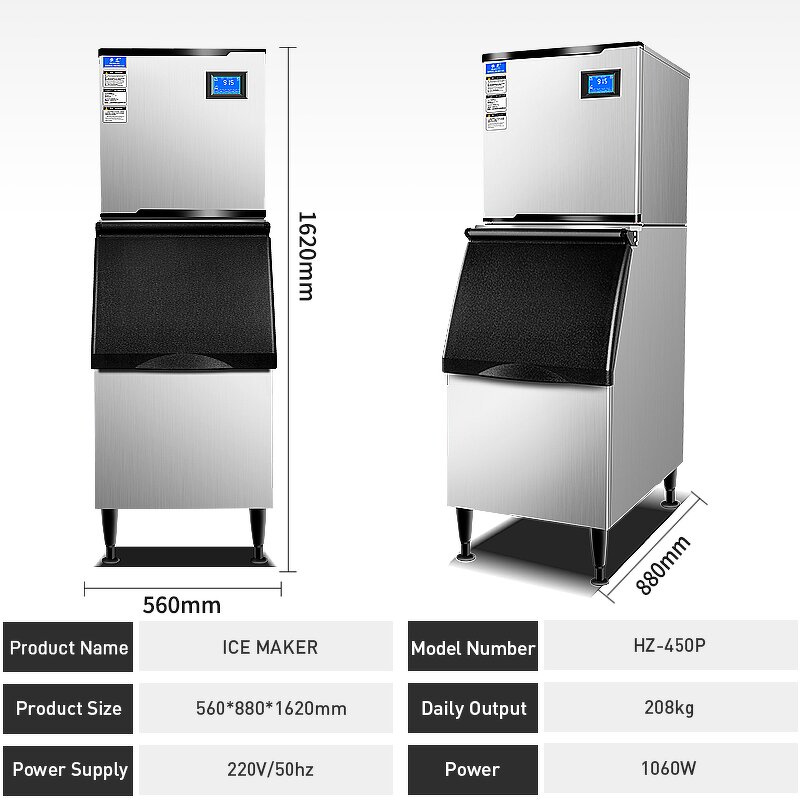 Ice Maker Factory - Countertop Fast Making Cube Equipment