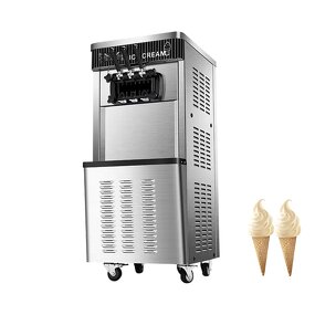 Ice Cream Machine Manufacturer - Vertical Automatic Three Flavors